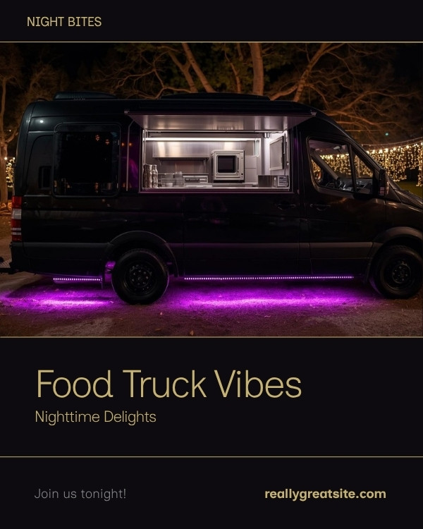 Street food catering setup